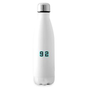 92 Number Symbol - Insulated Water Bottle - white - Right