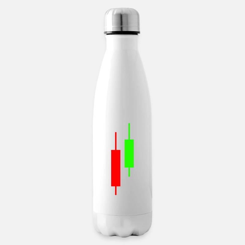 trading - Isolierflasche - Weiß
