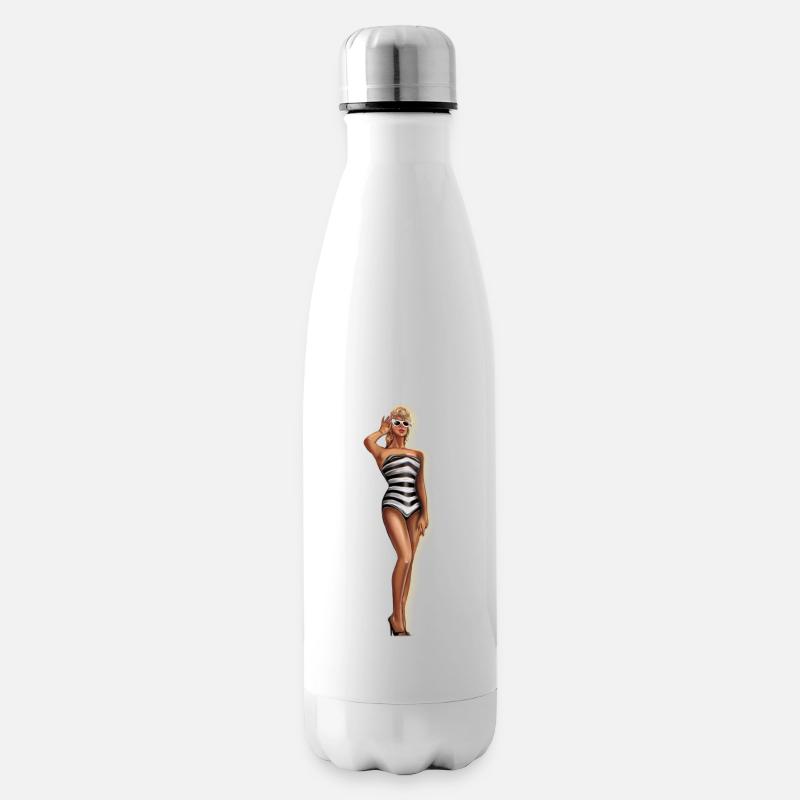 Poupée Beach Babe - Bouteille isotherme - blanc