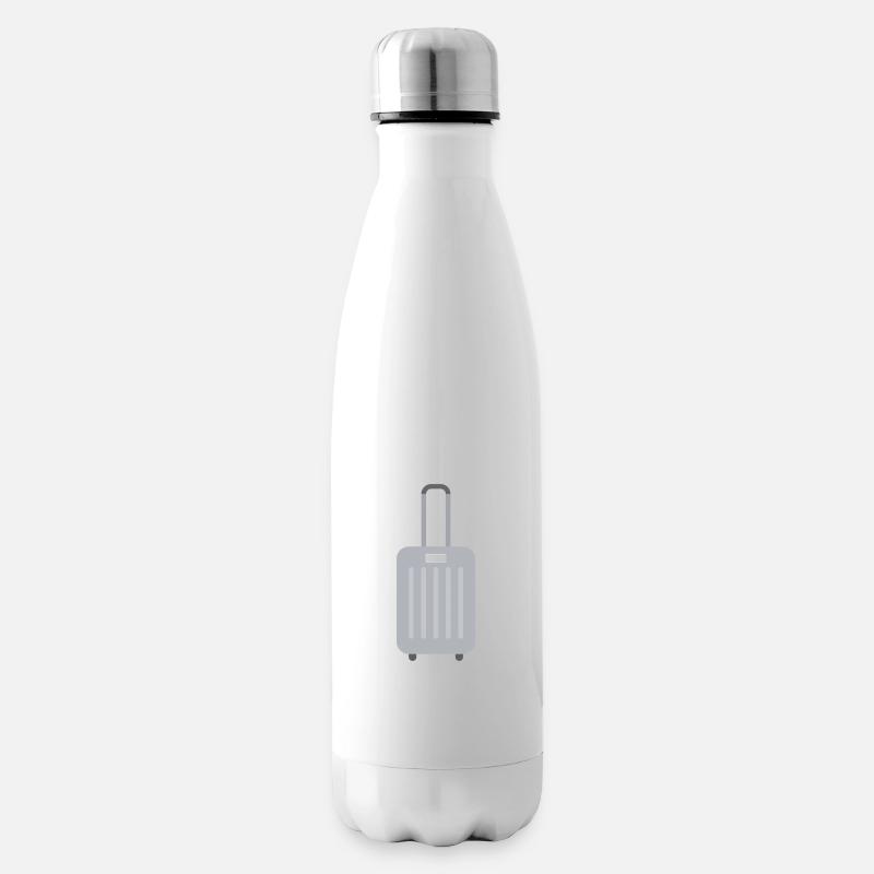 Koffer Tasche Gepäck - Isolierflasche - Weiß