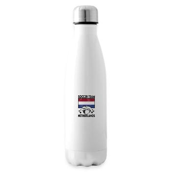 Netherlands Soccer Football 2022 WM - Bouteille isotherme - blanc - Droite
