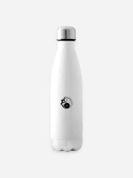 Yin Yang - Isolierflasche - Weiß