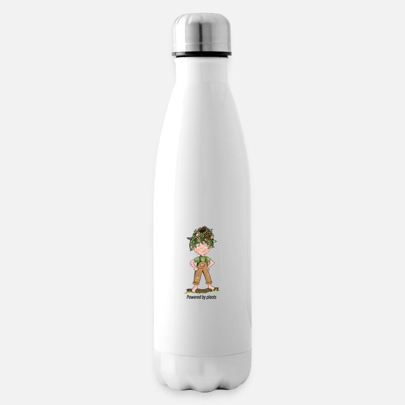 Powered by Plants - Isolierflasche - Weiß