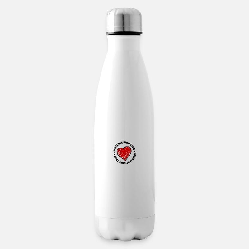 Junggesellinnenabschied Jga Herz - Isolierflasche - Weiß