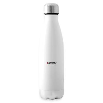 Supporter Herz - Isolierflasche - Weiß - Rechts