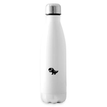 Dinosaurier - Isolierflasche - Weiß - Rechts