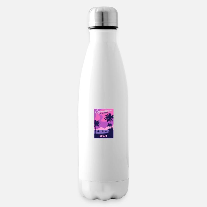 Copacabana Brasilien - Isolierflasche - Weiß