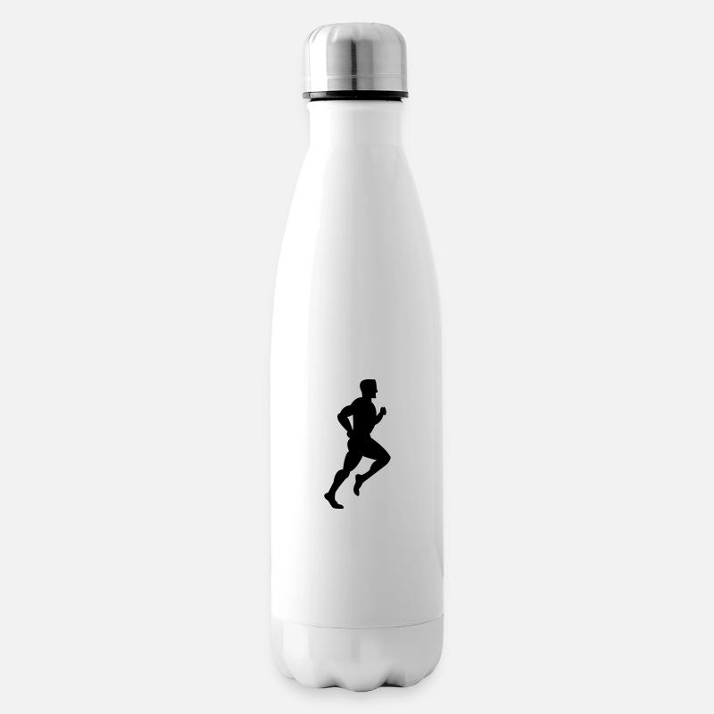 coureur - Bouteille isotherme - blanc