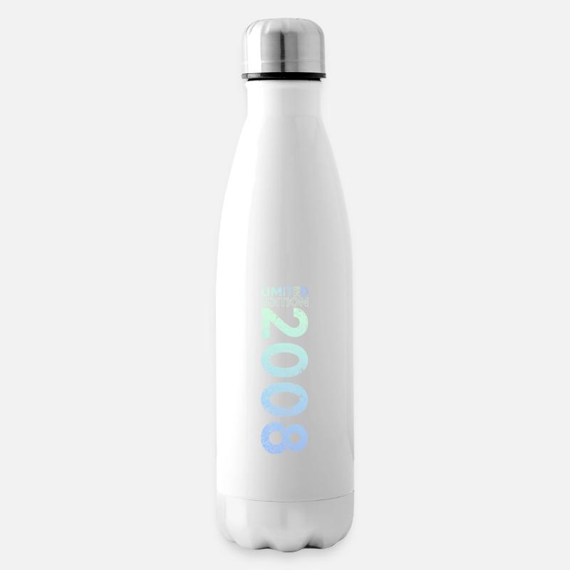 Limited Edition 2008 18. Geburtstag Geschenk - Isolierflasche - Weiß