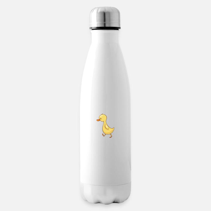 Ente - Isolierflasche - Weiß