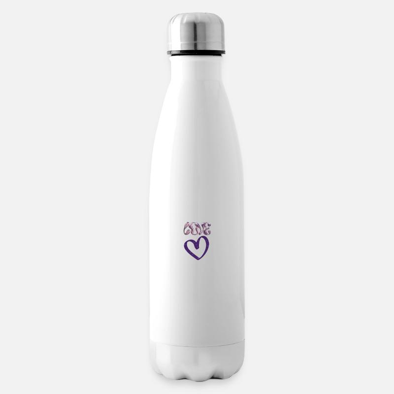 love one - Isolierflasche - Weiß