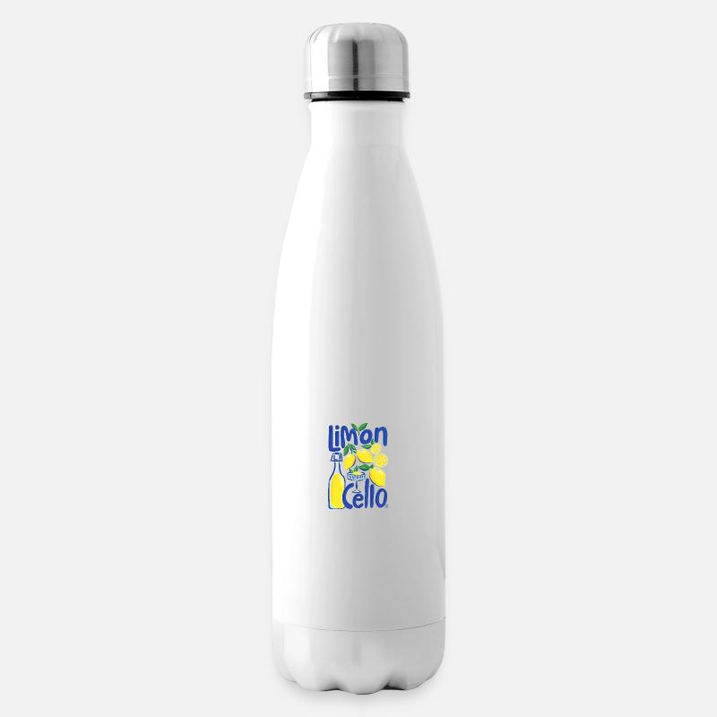 Cooles Design - Isolierflasche - Weiß