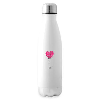 Luftballon Alles Gute zum Geburtstag Pink - Isolierflasche - Weiß - Rechts