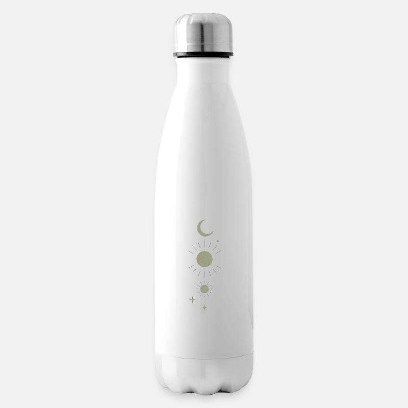 "Kosmische Ausrichtung" - Isolierflasche - Weiß