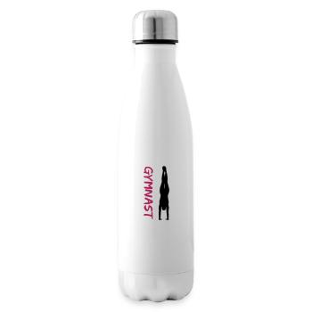 Gymnast, gymnastics - Insulated Water Bottle - white - Right