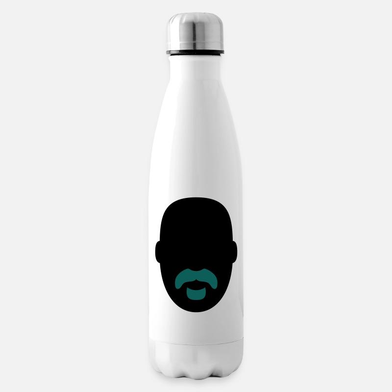 »Frank Zappa« Beard 1 - Isolierflasche - Weiß