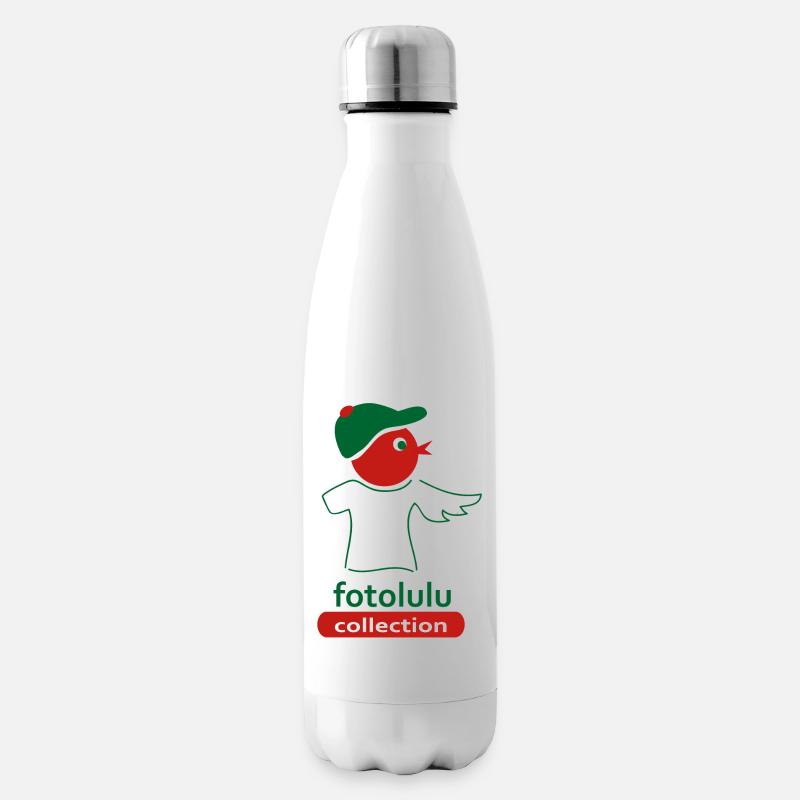 Zwergschnepfe - Isolierflasche - Weiß