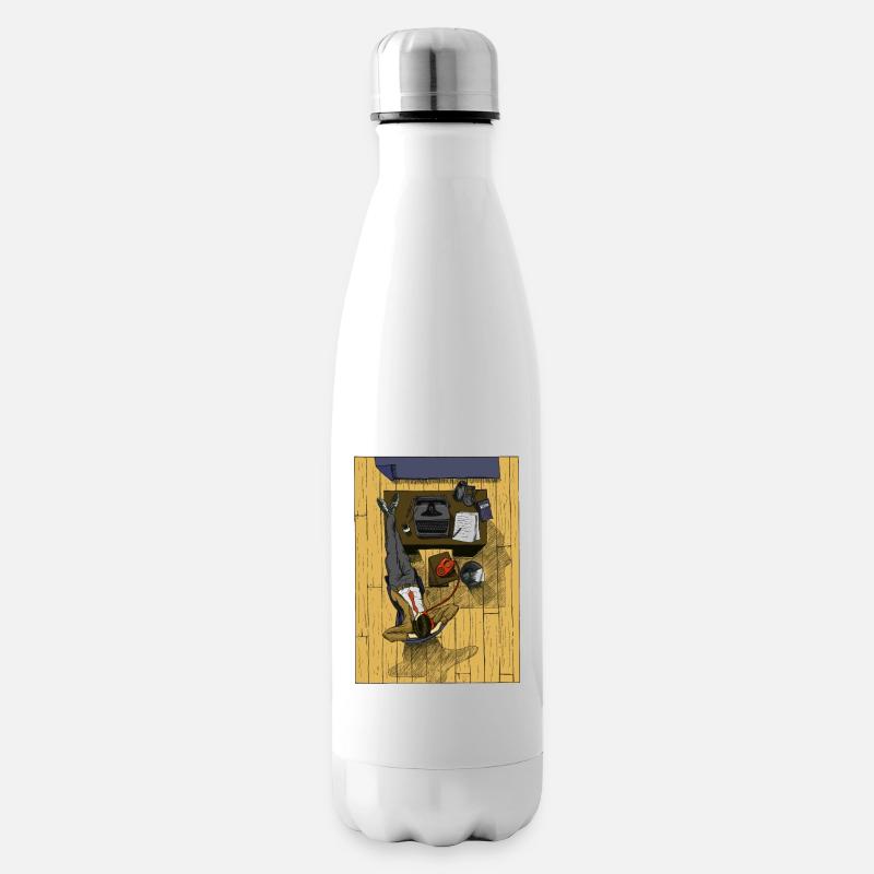 bureau - Bouteille isotherme - blanc