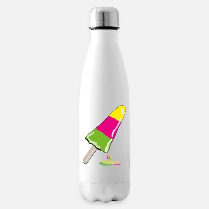 Glace sur la tige - Bouteille isotherme - blanc