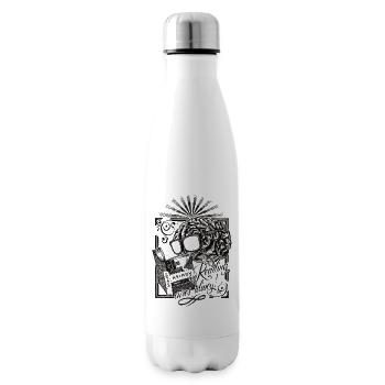 Lesen heilt Idiotie! - Isolierflasche - Weiß - Rechts