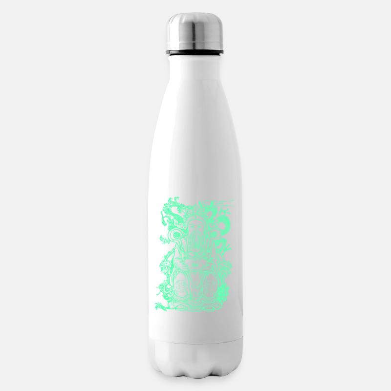 Buddha Figur - Isolierflasche - Weiß
