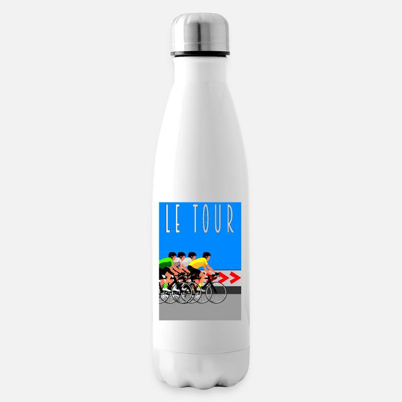 Le Tour - Insulated Water Bottle - white