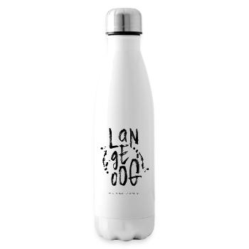 Langeoog typography - Insulated Water Bottle - white - Right