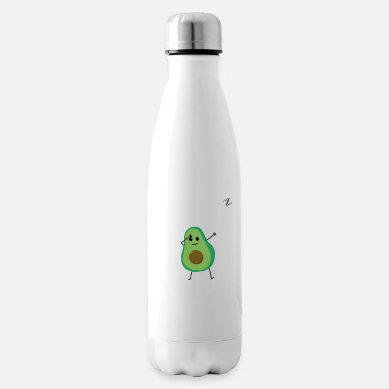 Avocado dab - Insulated Water Bottle - white