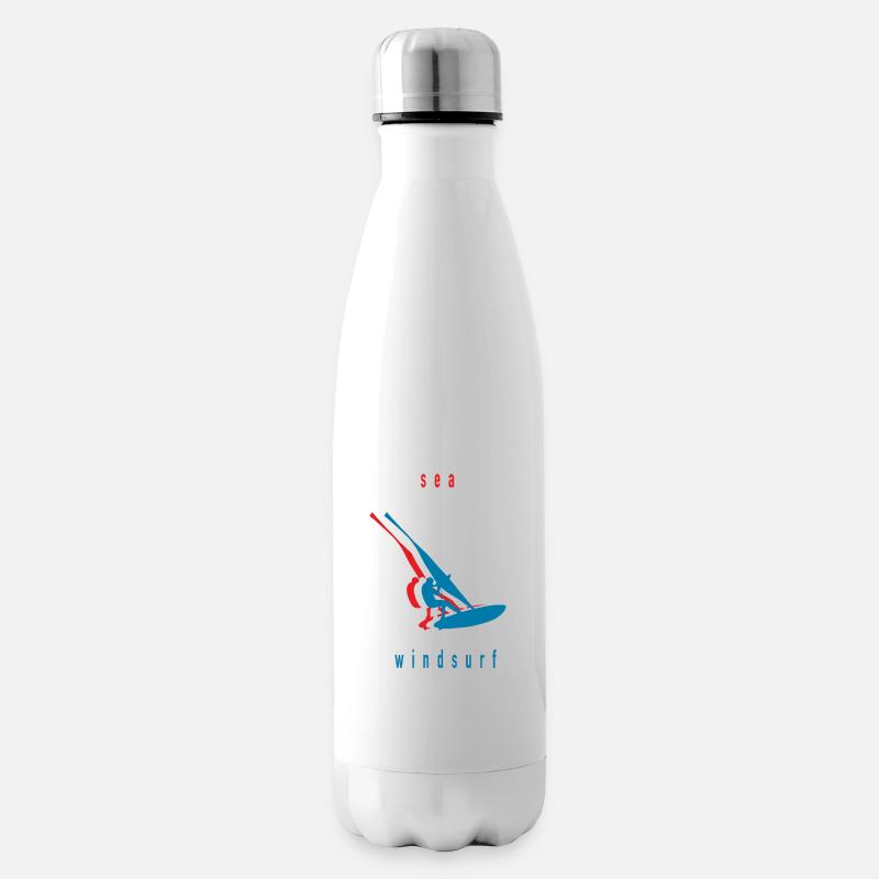 Planche à voile - Bouteille isotherme - blanc