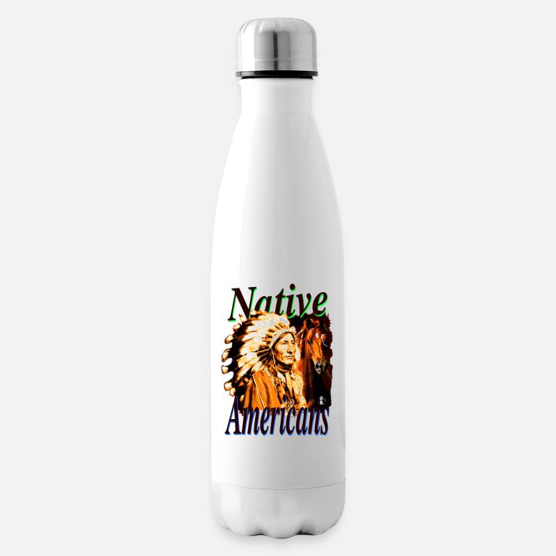 Native Americans 2 - Isolierflasche - Weiß
