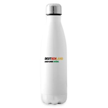 Deutschland Politik Konservativ wahl grün demo - Isolierflasche - Weiß - Rechts