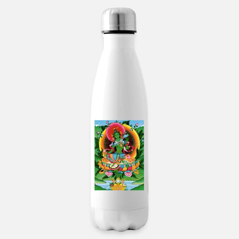 Green Tara - Isolierflasche - Weiß