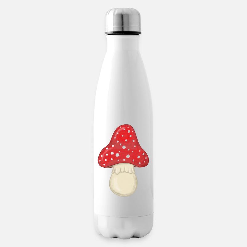 Fly agaric - Insulated Water Bottle - white