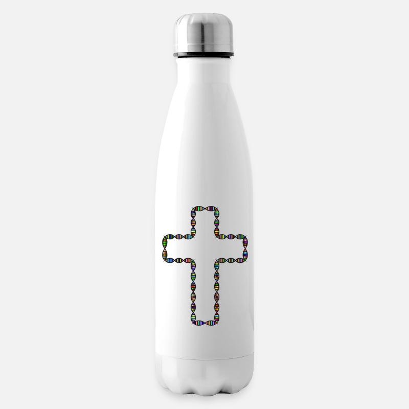 Daily Cross Multicolor - Isolierflasche - Weiß