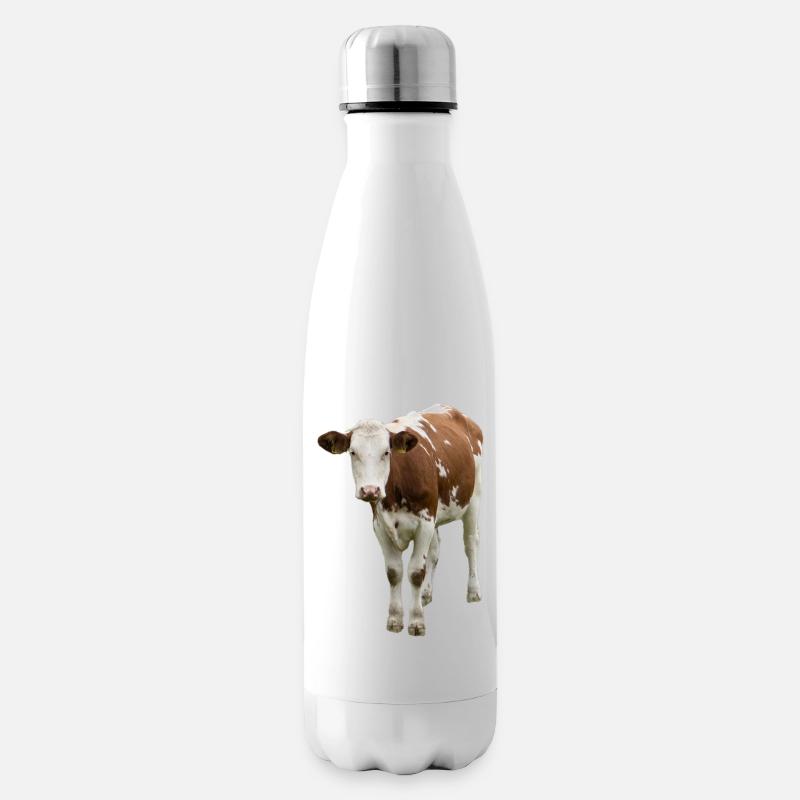 Vache - Bouteille isotherme - blanc