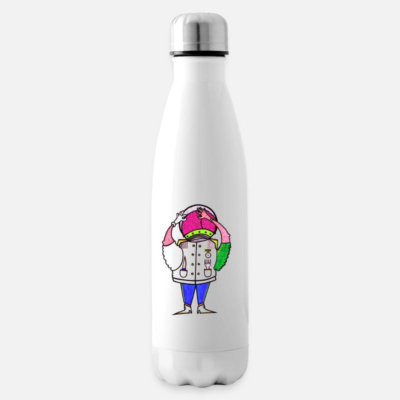 Der Soßen Esser - Isolierflasche - Weiß