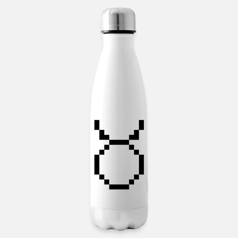 Taureau - Bouteille isotherme - blanc