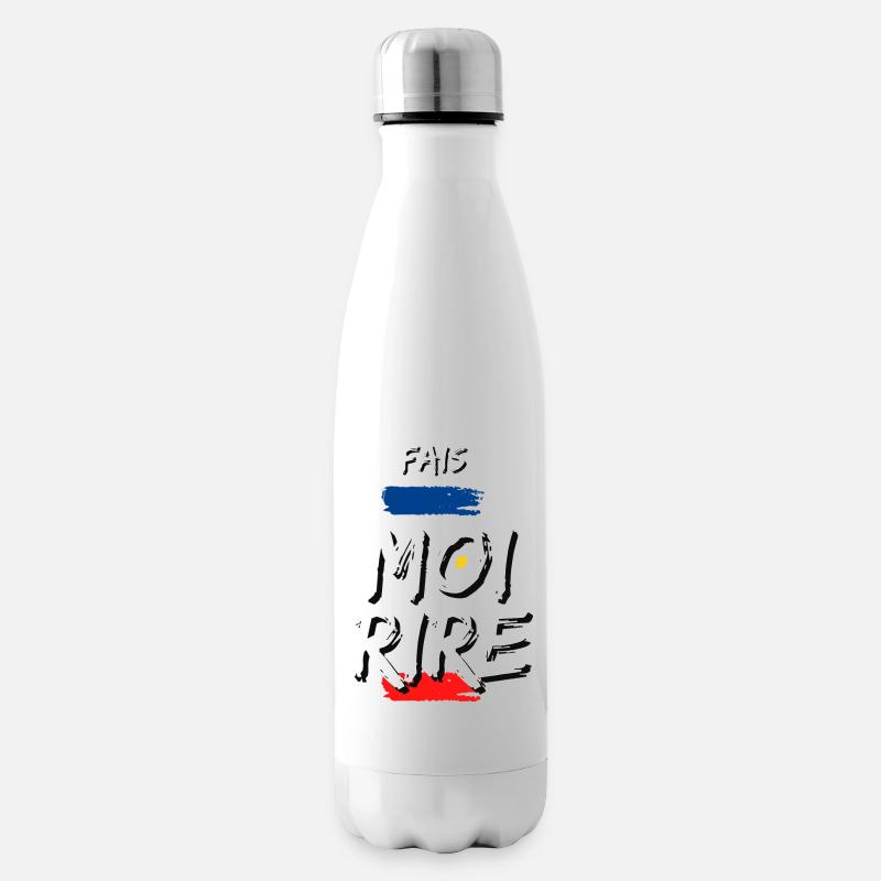 FAIS MOI RIRE - Bouteille isotherme - blanc
