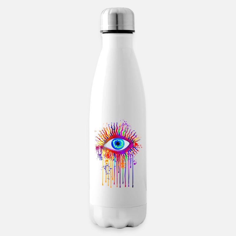oeil - Bouteille isotherme - blanc
