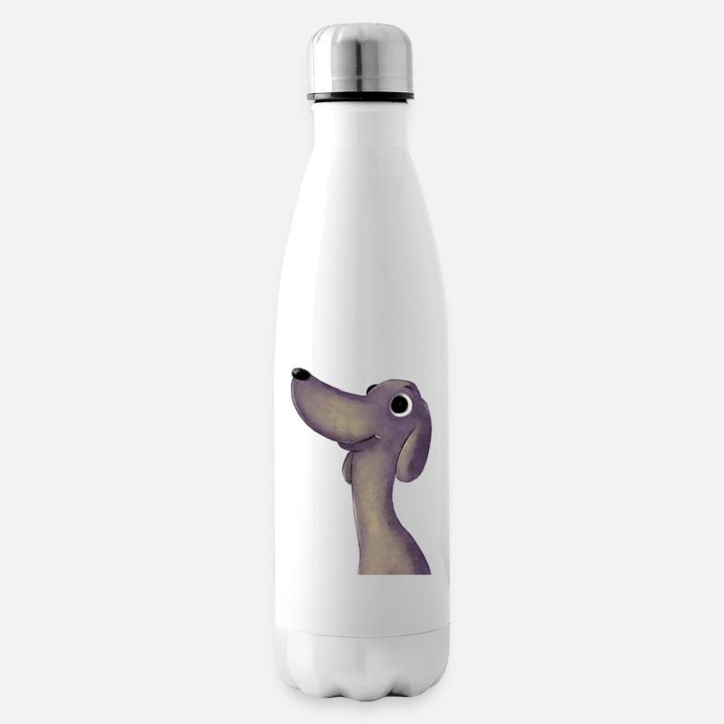 Funny dog - Insulated Water Bottle - white