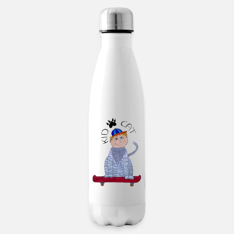 KidCat - Isolierflasche - Weiß