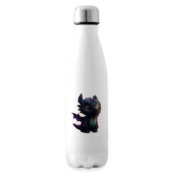 Little Cute Dragon 7 - Insulated Water Bottle - white - Right