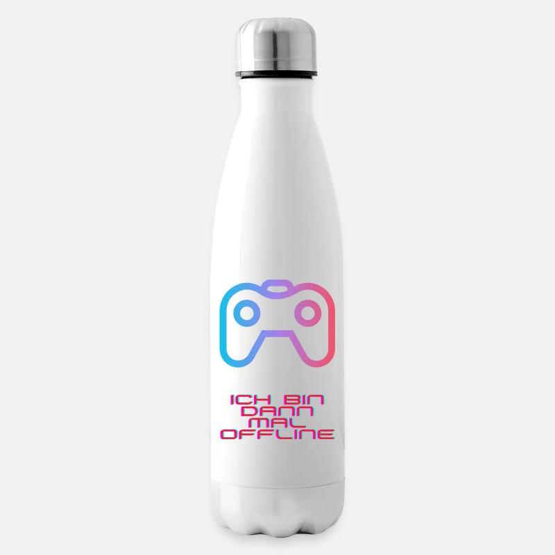 Ich bin dann mal offline - Isolierflasche - Weiß