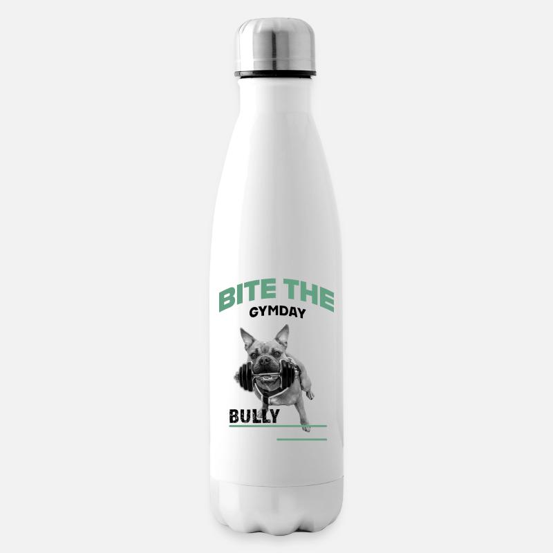 Bully Gymday Hell - Insulated Water Bottle - white