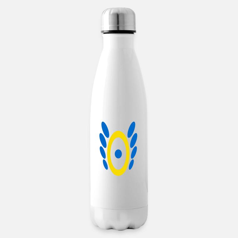 Pattern N°6 - Insulated Water Bottle - white