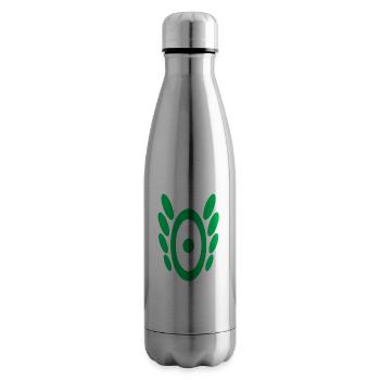 Motif N°5 - Bouteille isotherme - argent clair - Droite