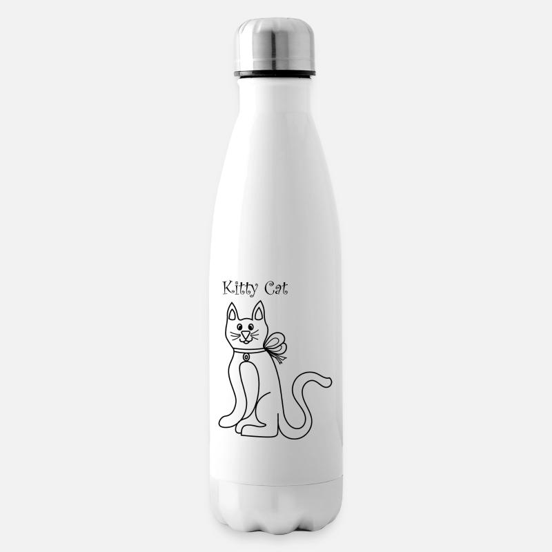 Chaton - Bouteille isotherme - blanc