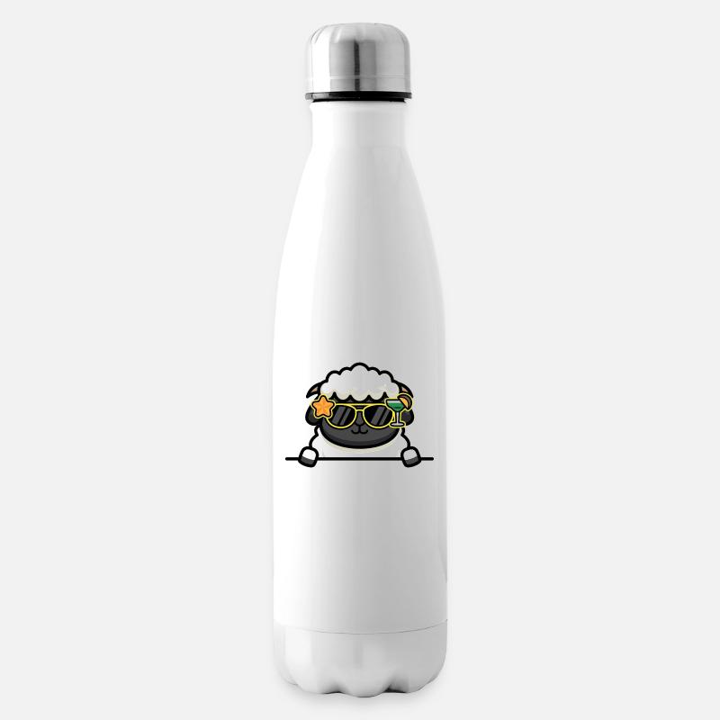 Cool lamb - Insulated Water Bottle - white