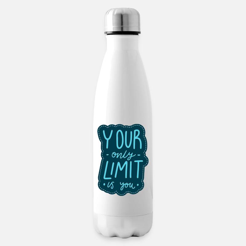 Seulement vous limitez - Bouteille isotherme - blanc