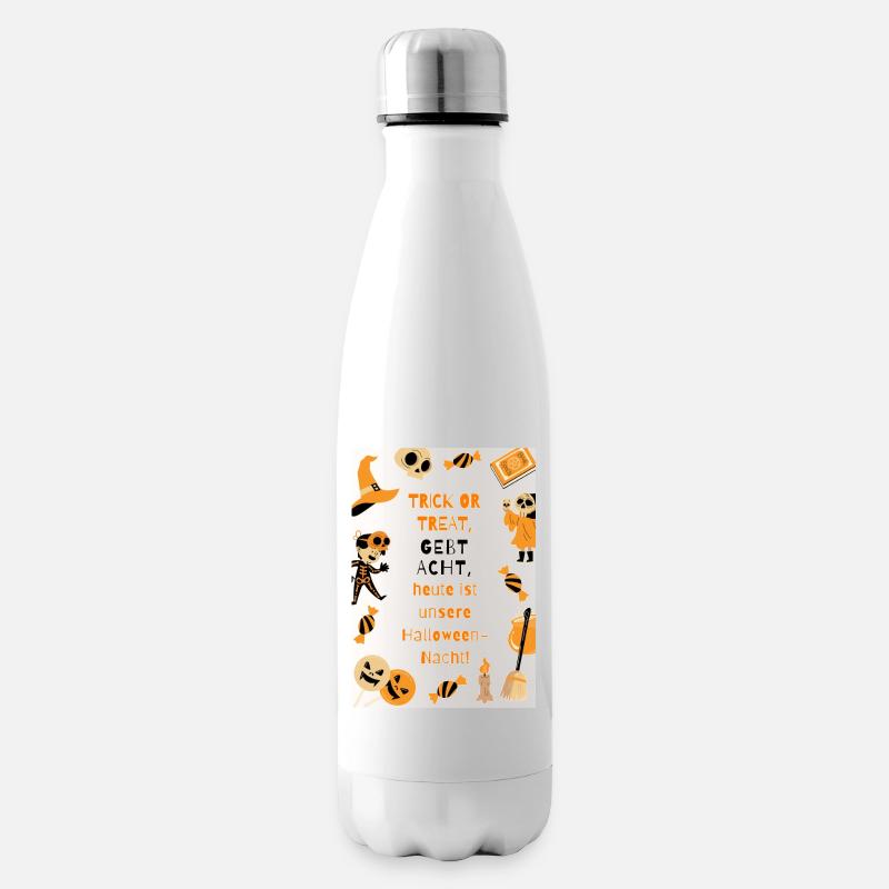 Kinder Halloween Nacht - Isolierflasche - Weiß
